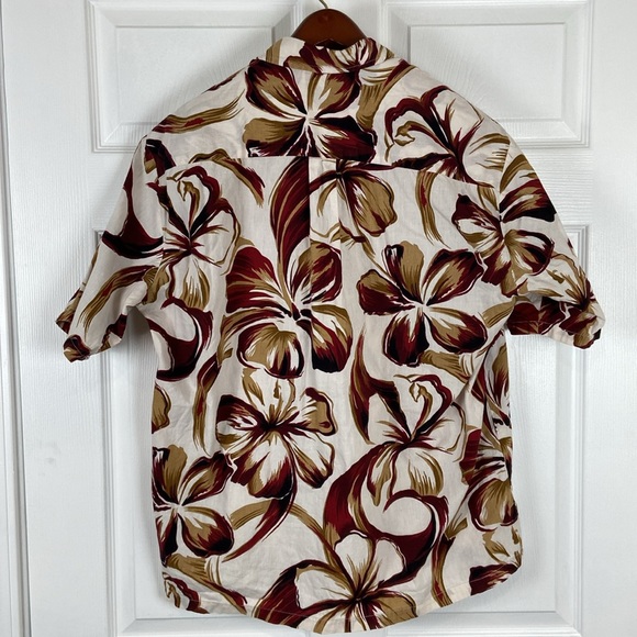 Aloha Days Hawaii Short Sleeve Button Down Hawaiian Shirt Floral Mens XL - Picture 6 of 6
